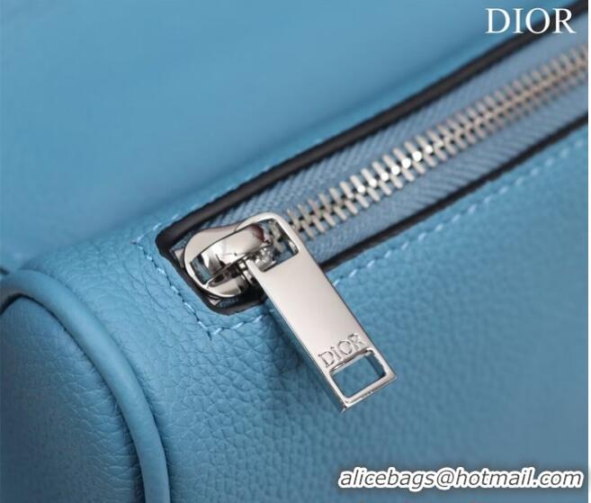 Unique Grade Dior Essentials SADDLE BAG Grained Calfskin 1ADPO093f-1 blue