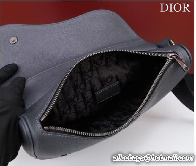 Trendy Design Dior Essentials SADDLE BAG Grained Calfskin 1ADPO093f-1 dark gray