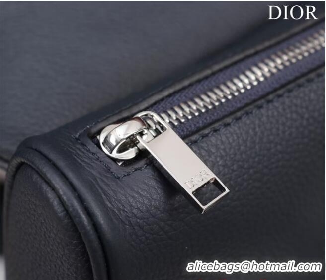 Luxury Discount Dior Essentials SADDLE BAG Grained Calfskin 1ADPO093f-1 Royal Blue