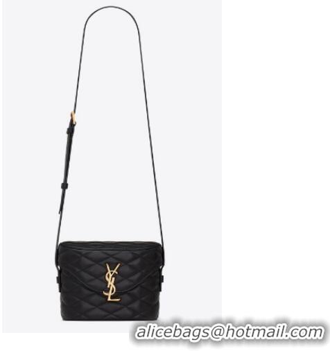 Good Looking SAINT LAUREN JUNE BOX BAG IN QUILTED LAMBSKIN Y910080 black