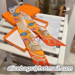 Trendy Design Hermes Silk Bandeau Scarf 5x86cm 030802 Yellow 2023