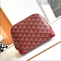 Buy Inexpensive Goyard Vendôme Cosmetic Pouch G2611 Red 2023