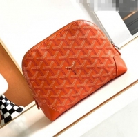 New Style Goyard Vendôme Cosmetic Pouch G2611 Orange 2023