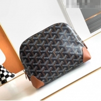 Super Quality Goyard Vendôme Cosmetic Pouch G2611 Black/Brown 2023