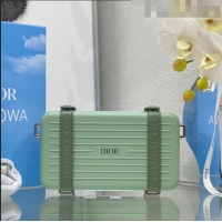 Famous Brand Dior x Rimowa Personal Clutch CD1401 Green 2023