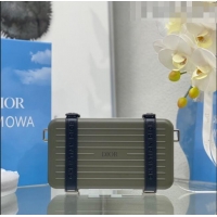 Shop Well Crafted Dior x Rimowa Personal Clutch CD1401 Grey 2023