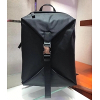 Best Grade Prada Re-Nylon And Saffiano Leather Backpack 2VZ028 Black