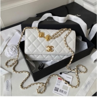 Trendy Design Chanel MINI FLAP BAG AP3424 white