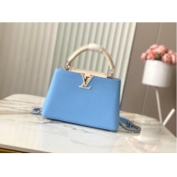 Inexpensive Louis Vuitton Capucines BB M21887 Provence Blue