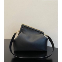 Most Popular Fendi First Small Leather Bag 128M Black 2023