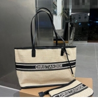 Buy Cheapest Dior Large Straw Tote Bag 0627 2023