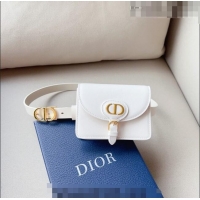 Super Quality Dior CD Calfskin Belt Bag 0629 White 2023