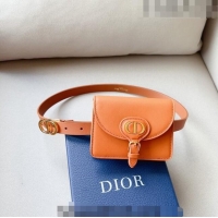 Popular Style Dior CD Calfskin Belt Bag 0629 Brown 2023