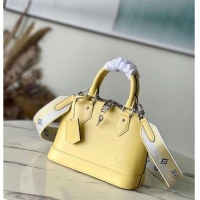 Trendy Design Louis Vuitton Epi Leather Alma BB M22213 Jaune Plume Yellow