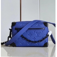 Inexpensive Louis Vuitton Mini Soft Trunk M82558 blue