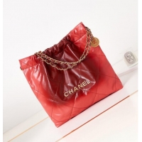 Buy Discount CHANEL 22 HANDBAG AS3261 Red