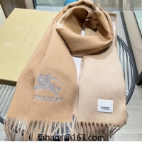 Cheap Design Burberry Cashmere Long Scarf 35x180cm 1207 Beige