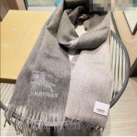 Affordable Price Burberry Cashmere Long Scarf 35x180cm 1207 Dark Grey