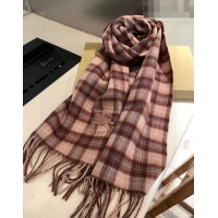 Famous Brand Burberry Cashmere Scarf 32x192cm 0513 Brown 2023