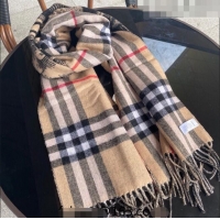 Famous Brand Burberry Cashmere Long Scarf 45x120cm B0810 2023