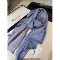 New Style Gucci Silk Square Shawl Scarf 140x140cm 0721 Light Purple 2023