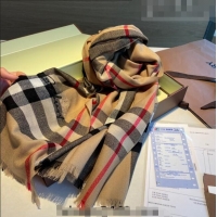 Top Quality Burberry Classic Check Cashmere Long Scarf 70x220cm 0815 2023