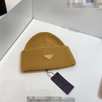 Popular Style Prada Knit Hat 0802 Gold 2023