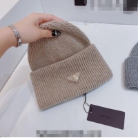 Reasonable Price Prada Knit Hat 0802 Beige 2023