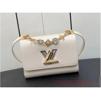 Low Cost Louis Vuitton Epi Leather Twist PM M22768 White