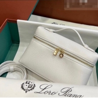 Traditional Specials Loro Extra Pocket L19 Pouch in Calfskin LP5437 White/Gold 2023