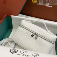 Good Looking Loro Extra Pocket L19 Pouch in Calfskin LP5437 White/Silver 2023