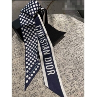 Trendy Design Dior Silk Bandeau Scarf D71518 Blue 2023