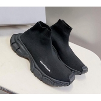 Good Looking Balenciaga 3XL Knit Ankle Boots Black 0809007