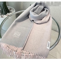 Well Crafted Loewe Cashmere Long Scarf 32x180cm 1008 Grey 2022