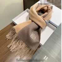 Unique Grade Loewe Cashmere Long Scarf 32x180cm 1207 Brown 2022