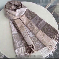 Buy Discount Loewe Wool Cashmere Long Scarf 40x200cm 0807 Beige 2023