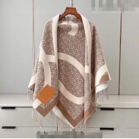 Affordable Price Loewe Anagram Wool Scarf 130x140cm 0815 Beige 2023