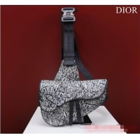 Good Product Dior Essentials SADDLE BAG Grained Calfskin 1ADPO093D WHITE