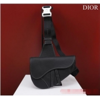 Pretty Style Dior Essentials SADDLE BAG Grained Calfskin 1ADPO093E BLACK