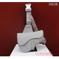 Promotional Dior Essentials SADDLE BAG Grained Calfskin 1ADPO093F GRAY