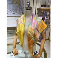 Trendy Design Hermes Faubourg Tropical Detail Silk Square Scarf 90cm H1583 Yellow 2023