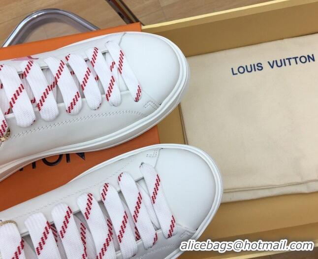 Hot Style Louis Vuitton Time Out Sneaker in Oversized LV Leather Pink 625094