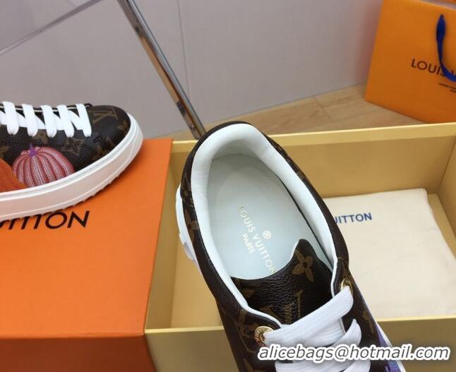 Purchase Louis Vuitton LV x YK Time Out Sneaker in Pumpkins Monogram Canvas 1ABD8H 625099