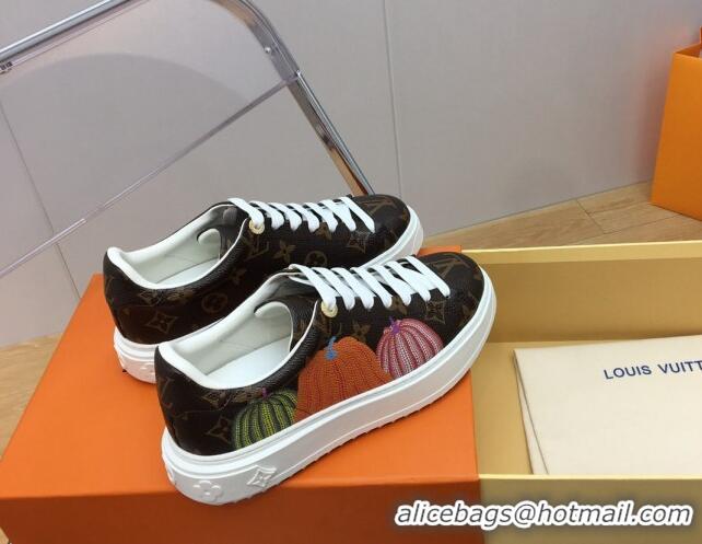 Purchase Louis Vuitton LV x YK Time Out Sneaker in Pumpkins Monogram Canvas 1ABD8H 625099