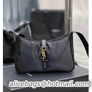 Buy Cheapest SAINT LAURENT Nylon Shoulder Bag Y988228B black