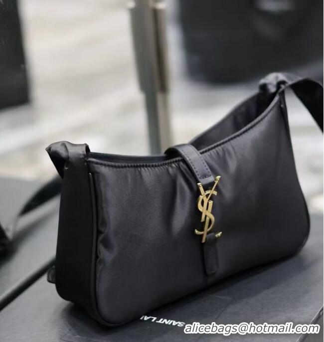 Buy Cheapest SAINT LAURENT Nylon Shoulder Bag Y988228B black