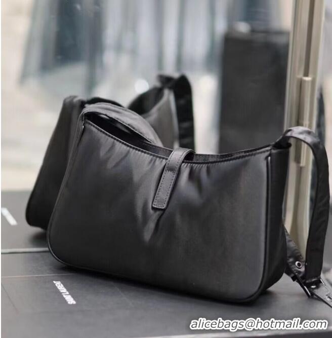 Buy Cheapest SAINT LAURENT Nylon Shoulder Bag Y988228B black