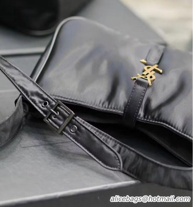 Buy Cheapest SAINT LAURENT Nylon Shoulder Bag Y988228B black