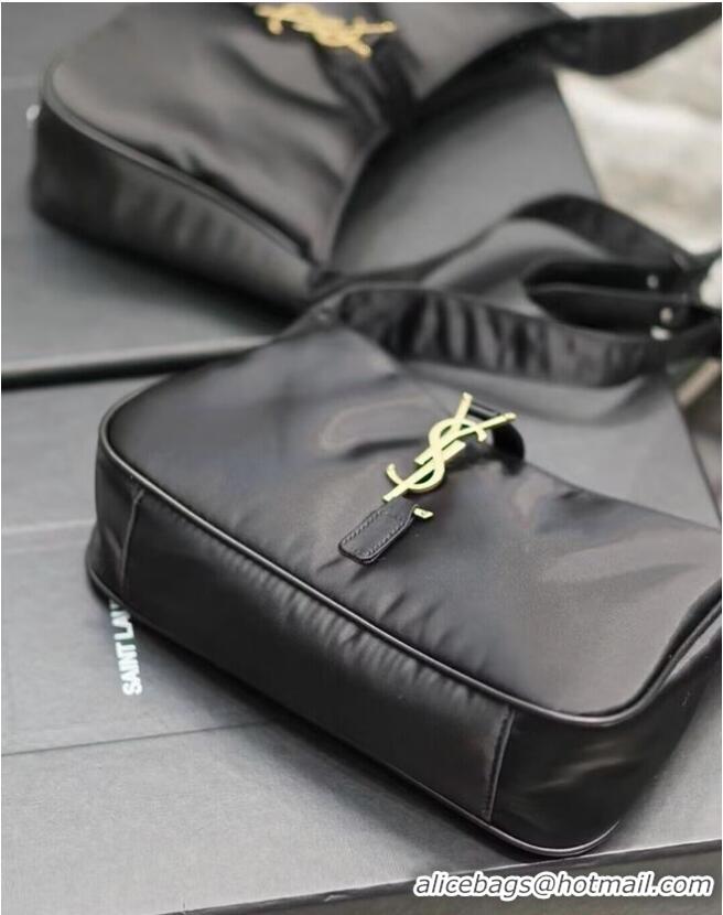 Buy Cheapest SAINT LAURENT Nylon Shoulder Bag Y988228B black