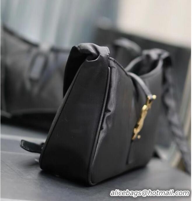 Buy Cheapest SAINT LAURENT Nylon Shoulder Bag Y988228B black